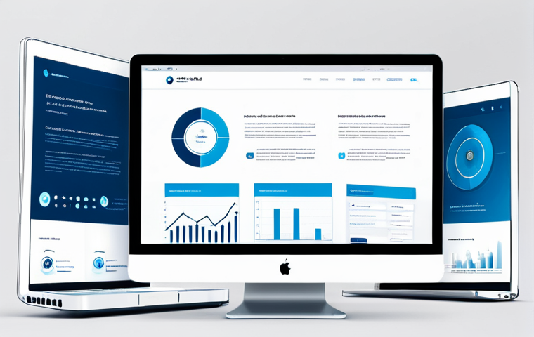 Modern Website Layout**
"A clean and modern website layout showcasing a technology company, displaying a hero image with sleek laptops and interconnected network diagrams. Clear visual hierarchy, ample white space, sans-serif typography, and a simple color palette of blues and grays. User-friendly navigation bar with intuitive icons. Professional photography, high resolution, perfect anatomy, natural proportions, fully clothed, appropriate content, safe for work, professional."
**